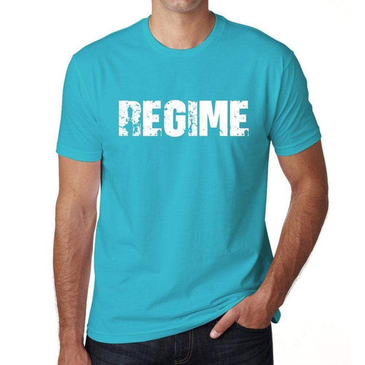 Regime Mens Short Sleeve Round Neck T-Shirt - Blue / S - Casual