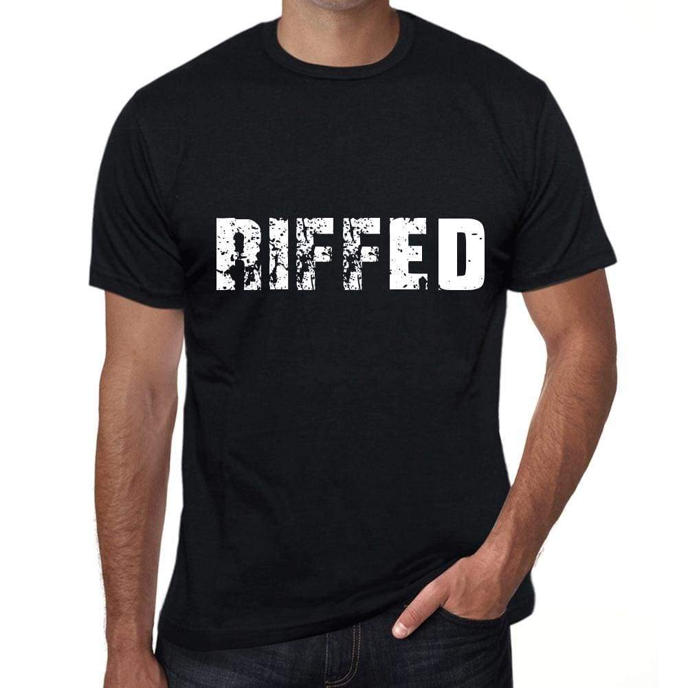 Riffed Mens Vintage T Shirt Black Birthday Gift 00554 - Black / Xs - Casual