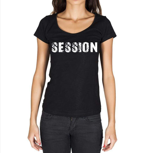 Session Womens Short Sleeve Round Neck T-Shirt - Casual