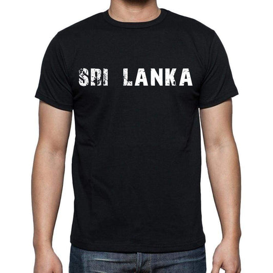 Sri Lanka T-Shirt For Men Short Sleeve Round Neck Black T Shirt For Men - T-Shirt