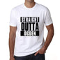 Straight Outta Ogden Mens Short Sleeve Round Neck T-Shirt 00027 - White / S - Casual