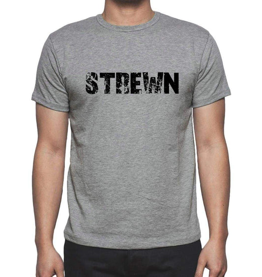 Strewn Grey Mens Short Sleeve Round Neck T-Shirt 00018 - Grey / S - Casual