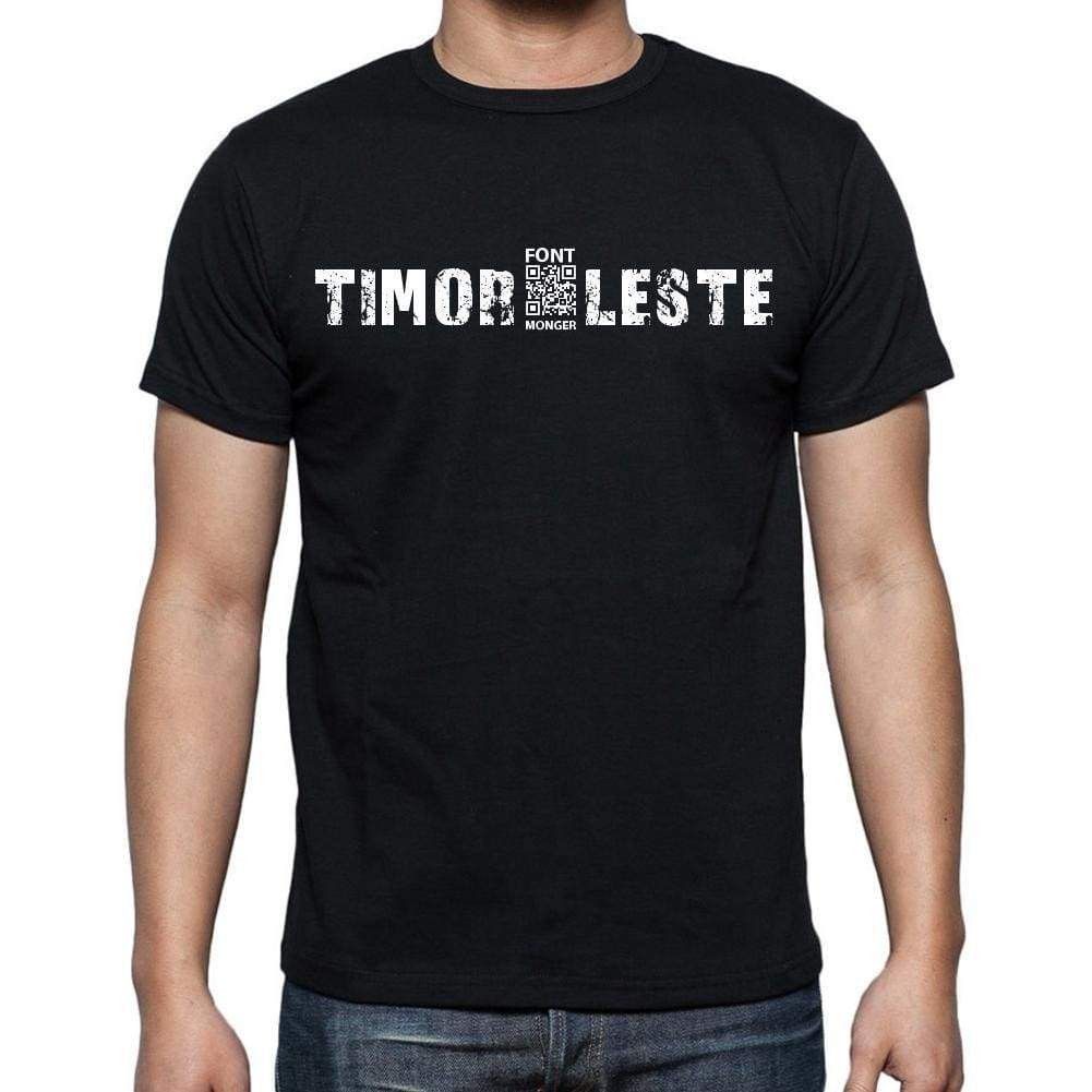 Timor-Leste T-Shirt For Men Short Sleeve Round Neck Black T Shirt For Men - T-Shirt