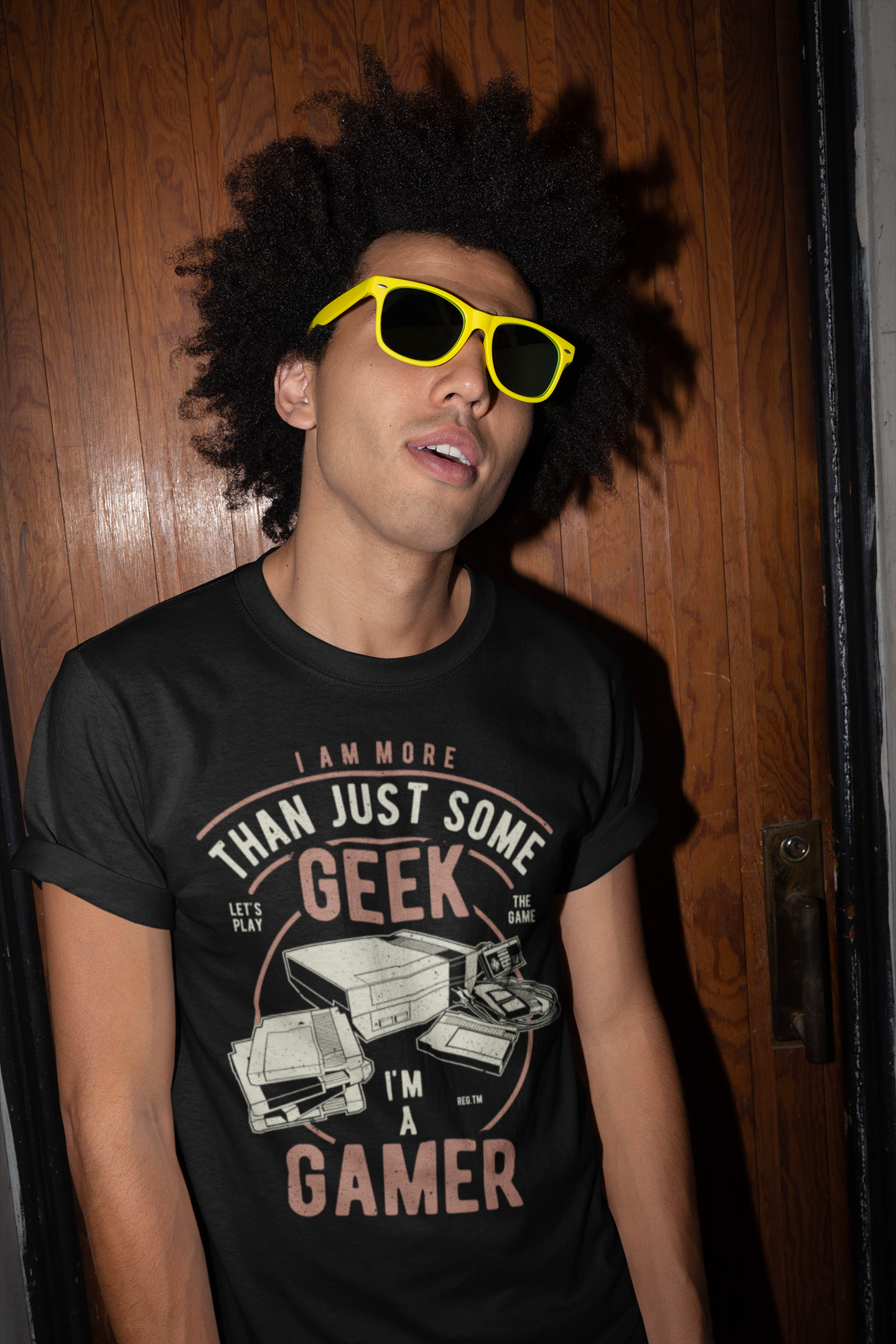 ULTRABASIC Men's Gaming T-Shirt I am More Than Just Some Geek I'm a Gamer - Game Tee Shirt