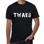 Twaes Mens Retro T Shirt Black Birthday Gift 00553 - Black / Xs - Casual
