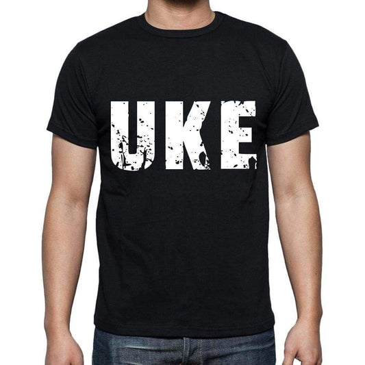 Uke Men T Shirts Short Sleeve T Shirts Men Tee Shirts For Men Cotton Black 3 Letters - Casual