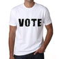 Vote Mens T Shirt White Birthday Gift 00552 - White / Xs - Casual