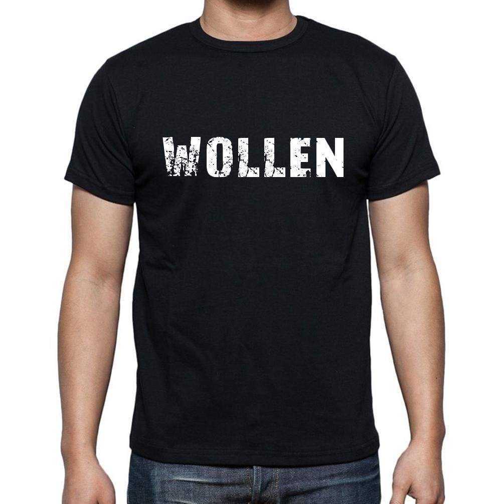 Wollen Mens Short Sleeve Round Neck T-Shirt - Casual