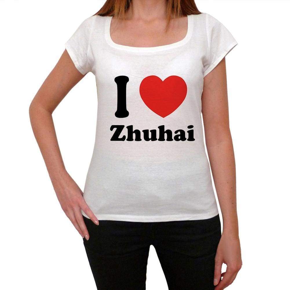 Zhuhai T Shirt Woman Traveling In Visit Zhuhai Womens Short Sleeve Round Neck T-Shirt 00031 - T-Shirt
